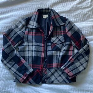 Cozy Plaid Zip-Up Jacket from Jolt